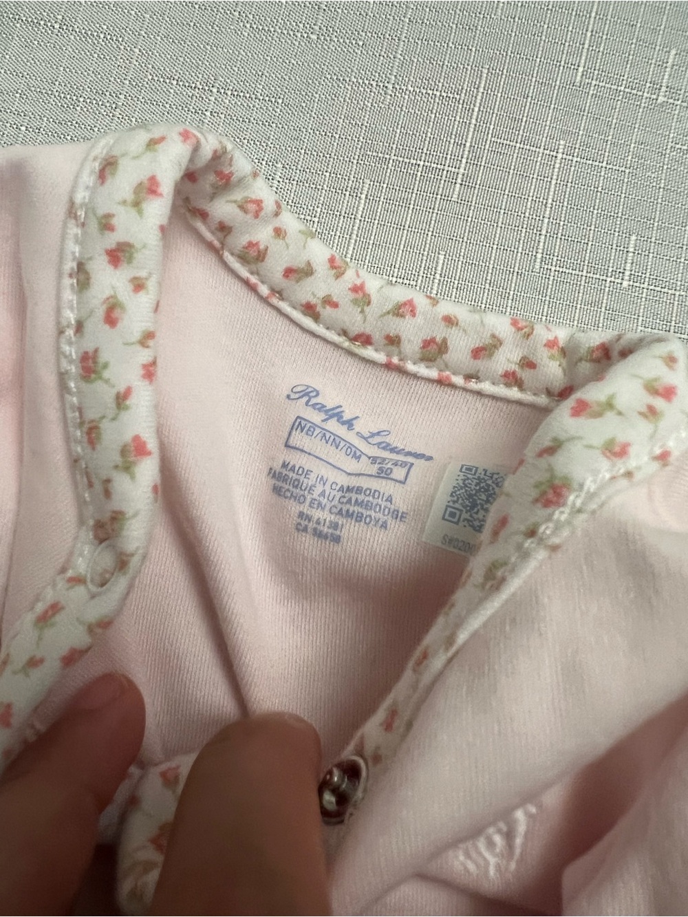 NWOT Baby Girls Ralph Lauren & Little Me Newborn & 3 Months Clothing LOT Pajamas - Picture 5 of 9